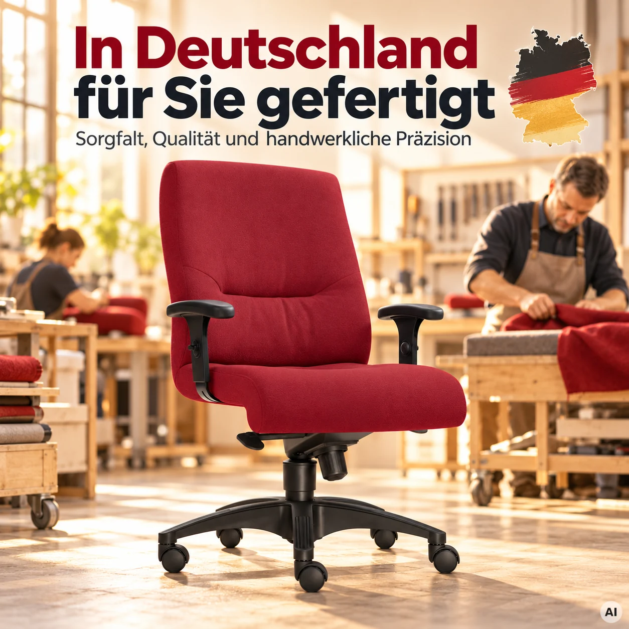 Halblehner Turbo L - Luxus Chefsessel